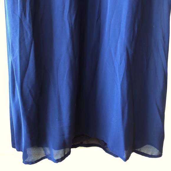 Luxurious beaded blue maxi-dress - Picture 5 of 10